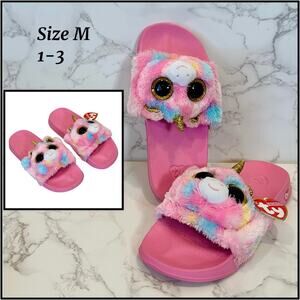 Ty Fantasia Unicorn Fashion Pool Slides M 1-3